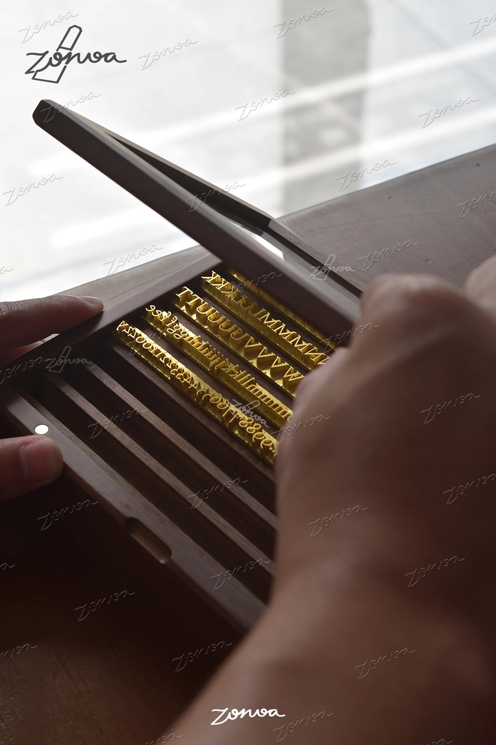 ZORVOA 6mm Hot Foil Stamping Letter Set